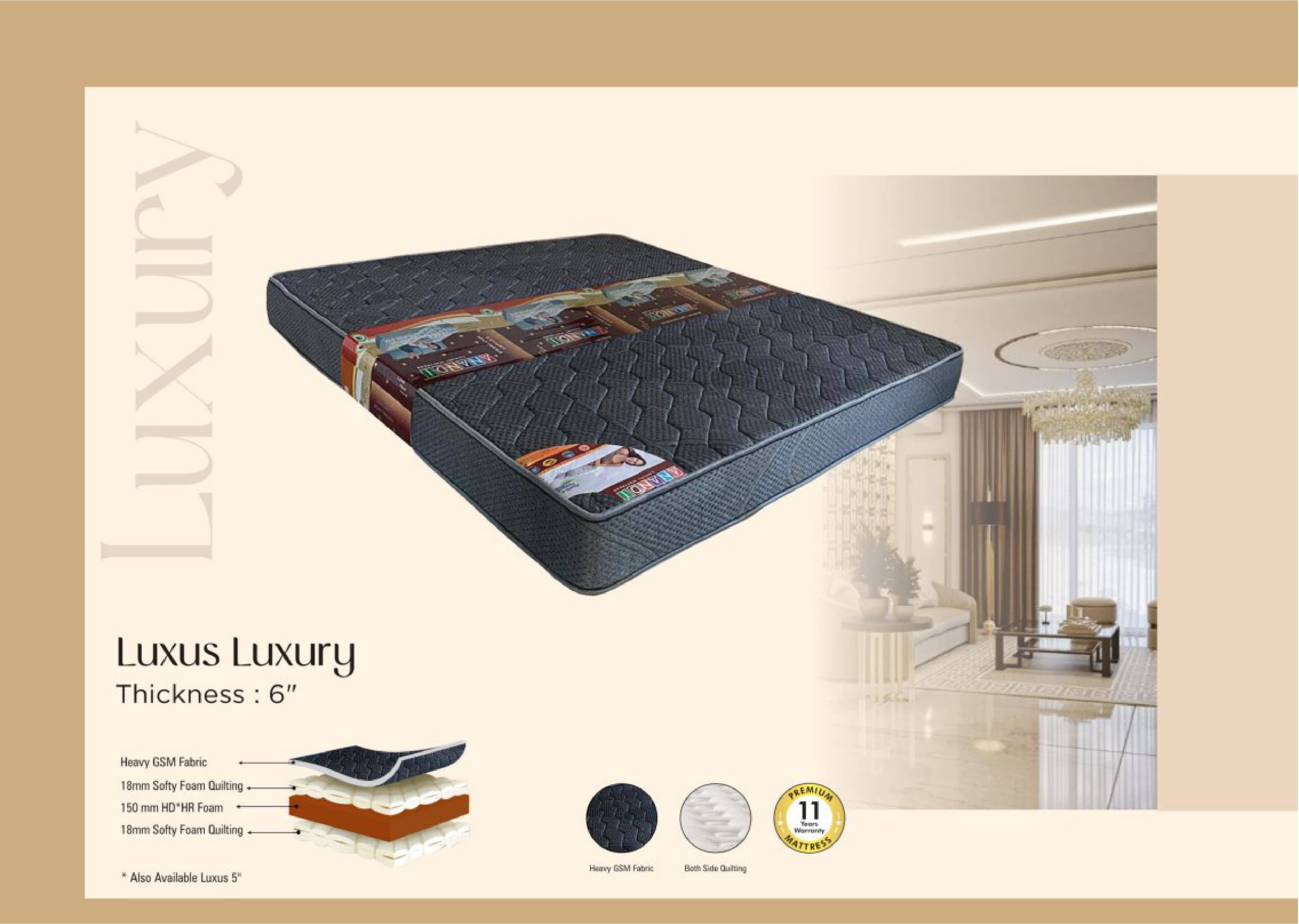 Luxus Luxury Mattress
